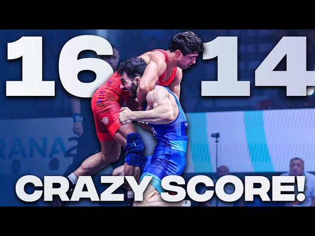 The best bronze medal match you will ever see  Ali ARSALAN   vs Hayk MELIKYAN  #wrestleTirana