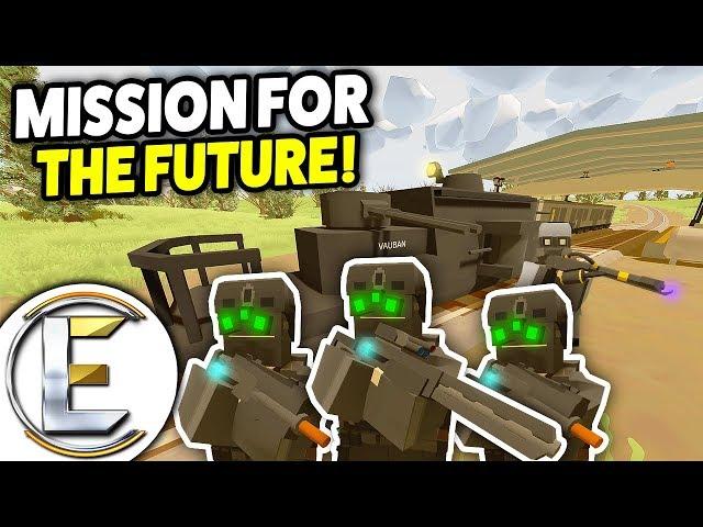 STOPPING A HEAVILY ARMORED TRAIN! - Unturned Roleplay (Mission For The Future) France 1944