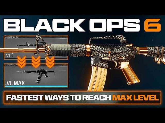 Black Ops 6: The FASTEST WAYS To MAX LEVEL Your Weapons...