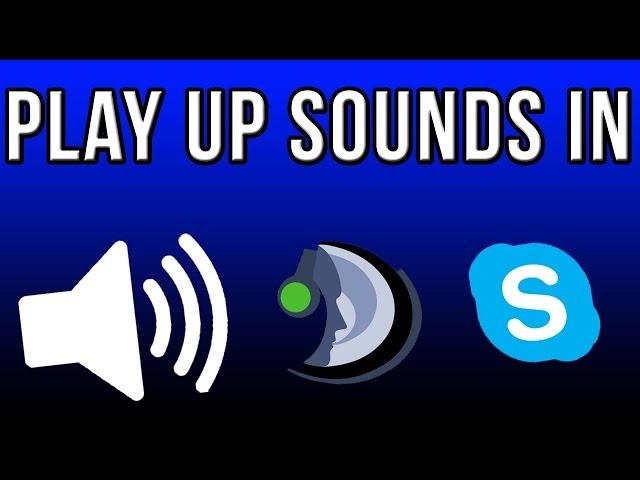 How To Play Up Sounds/Music In Voice Chat Softwares!