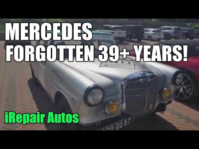 Forgotten Mercedes in Garage for 39 Years Found! | iRepair Autos