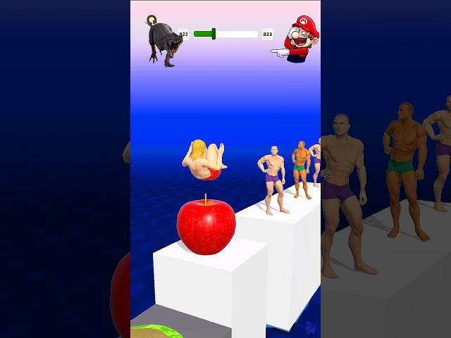 Squeezy Girl #822 Runner Fun Like Apple Cresh #fun #mobilegame #amogus #shortsfeed #crush #shorts