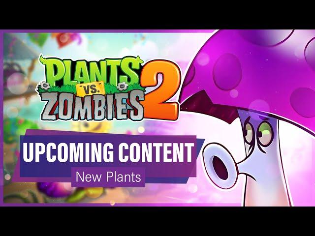 PvZ 2 Upcoming Content: SCAREDY-SHROOM & BAMBOO SPARTAN!! (News) | Plants vs Zombies 2