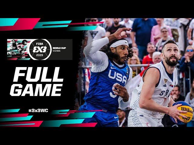 Serbia  vs USA  | Men Final | Full Game | FIBA 3x3 World Cup 2023 | 3x3 Basketball