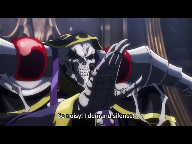 Ainz meeting Baharuth Emperor in Nazarick - Overlord season 3 Episode 9