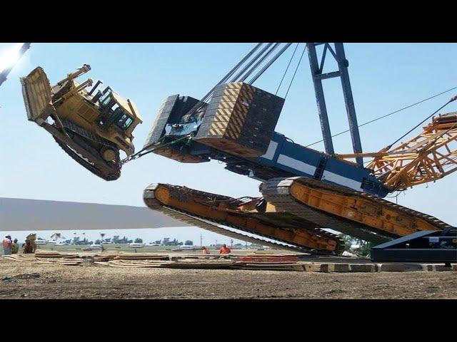 TOP 30 Dangerous Operating Heavy Equipment Crane Fails Compilation 2023