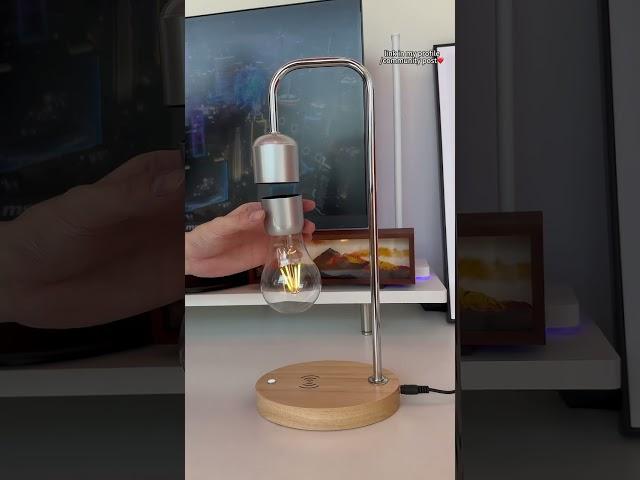 Float, charge, and shine! Discover our magnetic levitation lamp.  #NextGenTech