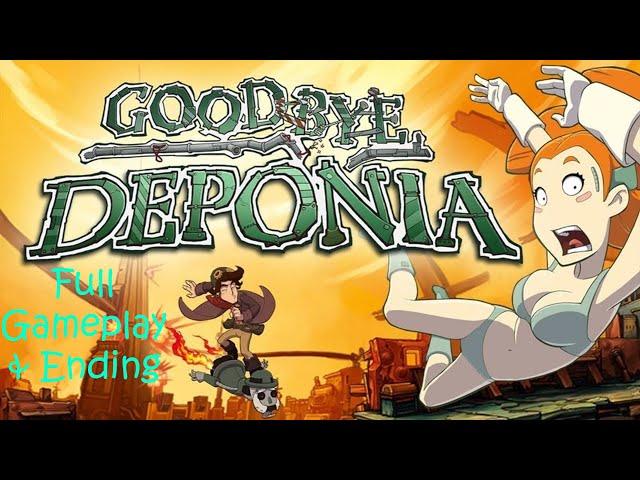 Goodbye Deponia - Full Gameplay Walkthrough & Ending