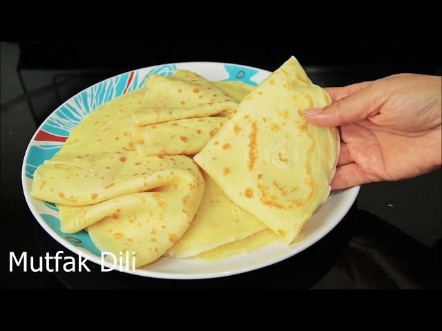 YUMUŞACIK KREP NASIL YAPILIR/ TAM TUTAN TARİF/HOW TO MAKE CREPES