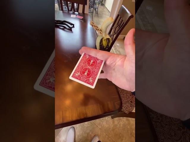 How to throw cards!! #shorts