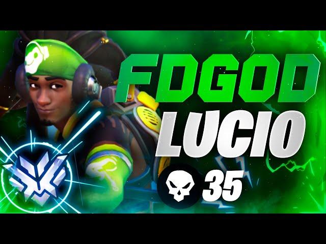 FDGod Pro Lucio Gameplay - Overwatch Season 34 Top 500