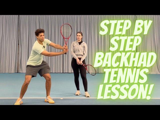 Complete Beginner Backhand Guide | Step-by-Step Tennis Lesson