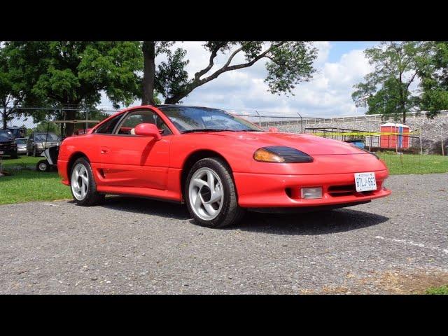 1992 Dodge Stealth R/T AWD in Red & V6 Twin Turbo Engine Sound on My Car Story with Lou Costabile