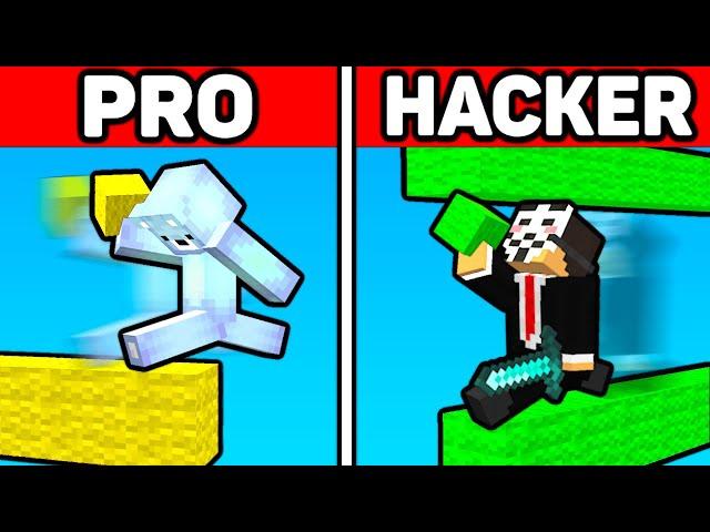 PRO Vs HACKER in Minecraft Bedwars...