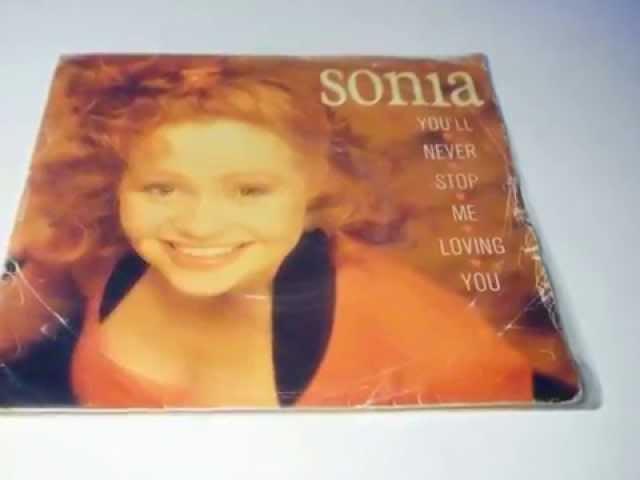 Sonia You'll Never Stop Me Loving You PLAK RECORD 7"