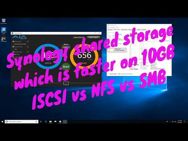 Synology shared storage-NFS vs ISCSI vs SMB which is faster on 10GB?