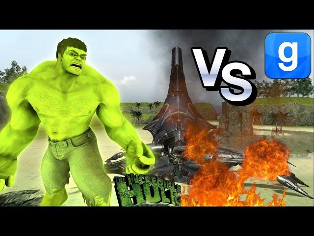 Avengers Incredible Hulk VS Mass Effect Reaper & NPC's Garry's Mod Fight