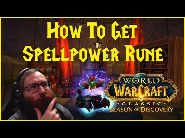 Season of Discovery: How To Get Spellpower Rune