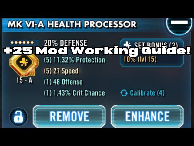 Building +25 Speed Mods Guide Walkthrough! Learn this method!