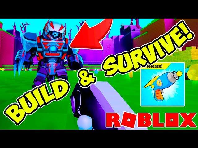 ПОСТРОЙ ЧТОБЫ ВЫЖИТЬ В РОБЛОКС! СТАНЬ СУПЕРГЕРОЕМ! NEW BUILD & SURVIVE ROBLOX