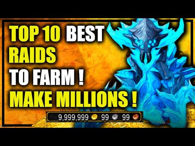 MAKE MILLIONS farming these RAIDS! TOP 10 best SOLO GOLDFARMS | WoW GoldMaking Shadowlands