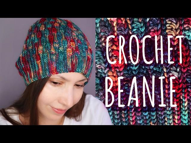  Perfect beanie with a simple crown!!! Crochet like knitting