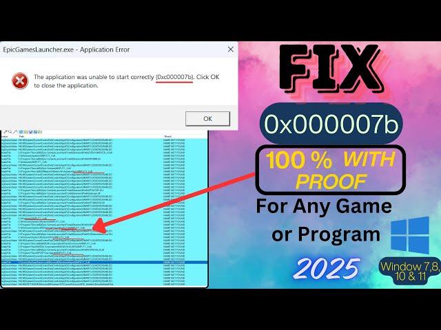 Fix 0xc000007b error in application |  Any Game & Program