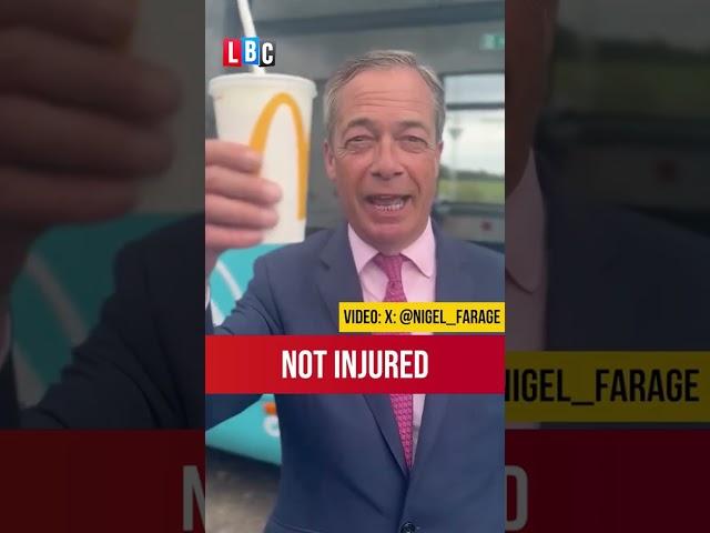 Woman 'doesn't regret' throwing milkshake at Nigel Farage