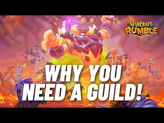 Why You MUST Join A GUILD! - Warcraft Rumble