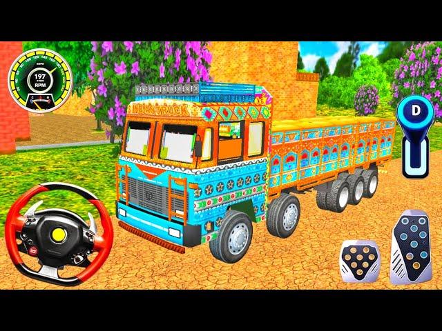 New Truck Games Heavy Indian Truck Game 2023: Best Truck Simulator For Android Gameplay