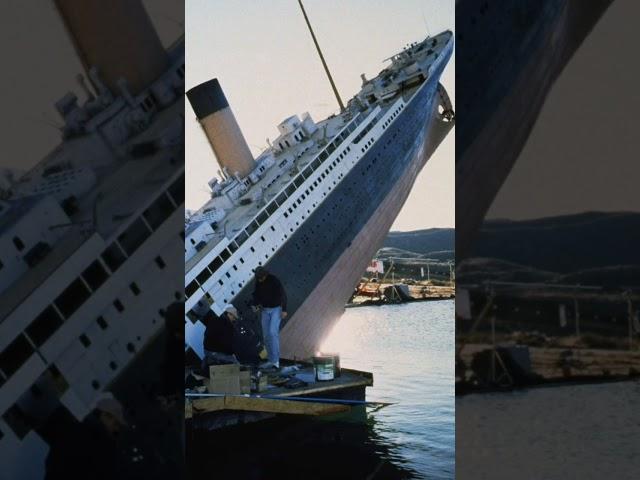 TITANIC SINKING -  AMAZING behind the scenes movie set