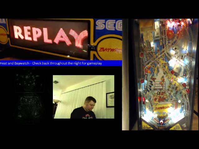 Solid game on Sega's Baywatch pinball machine - 3 billion (from live stream)