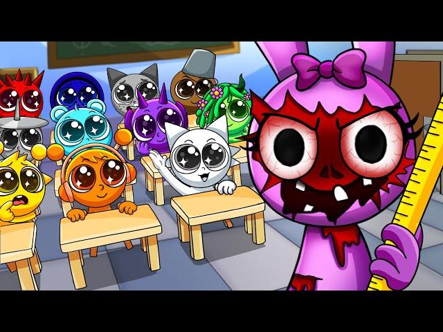 Incredibox Sprunki - PINK PINKI at SCHOOL! | Cartoon Animation