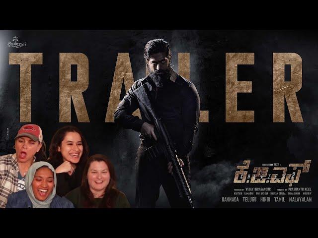 Americans react to KGF Chapter 2 Trailer | Kannada|Yash|Sanjay|Raveena|Srinidhi|Prashanth Neel|Vijay