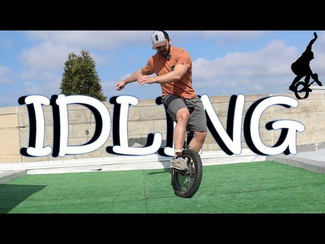 Idling (Hovering) on a Unicycle Explained