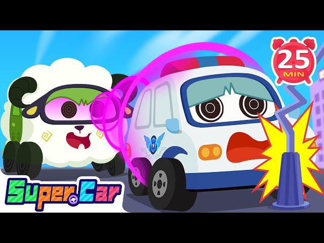 Sneaky Sleep Car Alert! | Super Car to the Rescue! | Fun Kids Cartoons & Rescue Songs