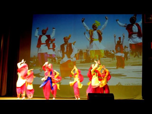 Jhanjran-Bhangra -punjabi dance by  Vasanta group (Russia,Tver)