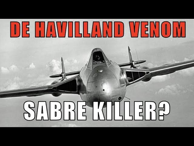 De Havilland Venom: NATO Thought That This British Fighter Was Better Than A Sabre