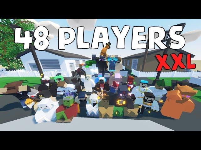 48 PLAYERS P9nda Says on Nuketown | Unturned