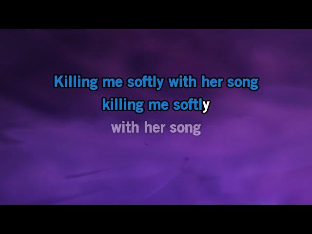 Killing me softly karaoke Sinatra