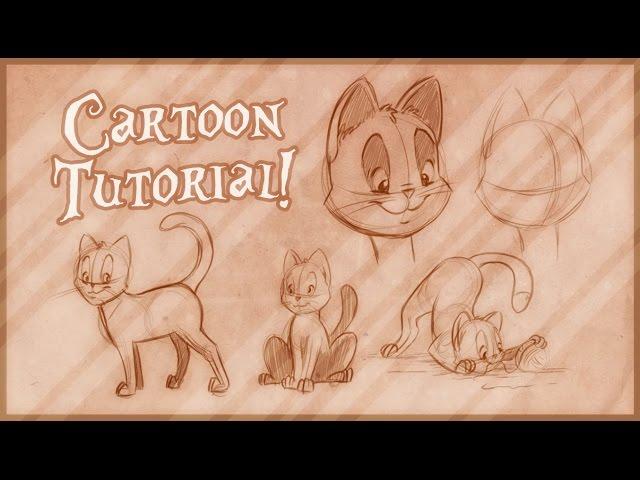 How To Draw A Cartoon Cat!