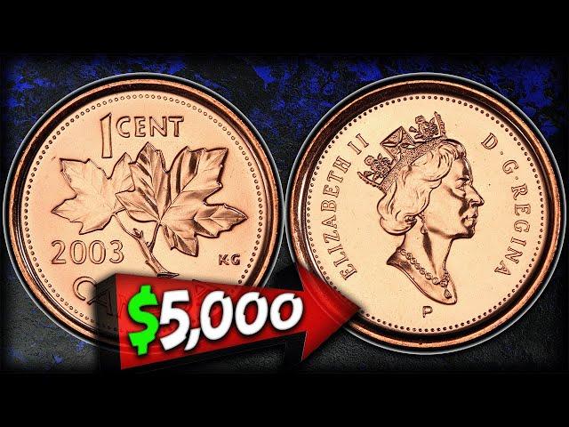 10 CANADIAN PENNIES WORTH MONEY - MOST VALUABLE PROOF COINS!!