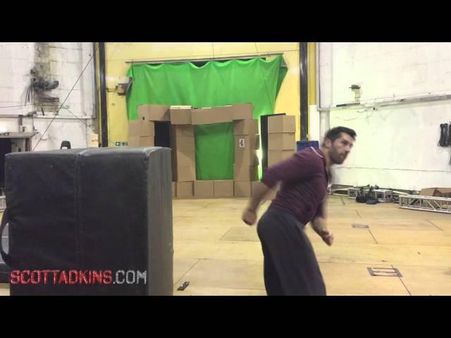 Kicking Practice Scott Adkins