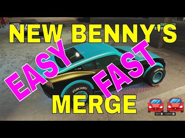 NEW MERGE  PS4/PS5/XBOX - GTA 5 ONLINE - F1'S - CAR 2 CAR  BENNYS MERGE (NO CAPTAIN) #FAST #EASY