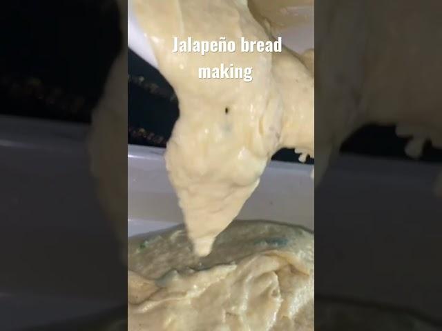 Jalapeño bread making @waheeda shakil￼