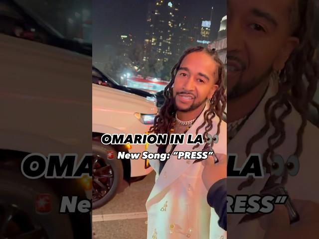 Omarion says new song coming… Press! #omarion #singer #rnb