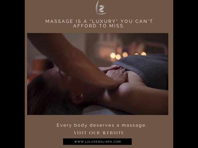 La Luxe Bali Spa Experience