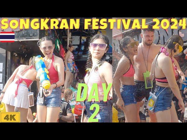 [4K] THAILAND SONGKRAN FESTIVAL 2024 (DAY 2) Continues at full speed  #10