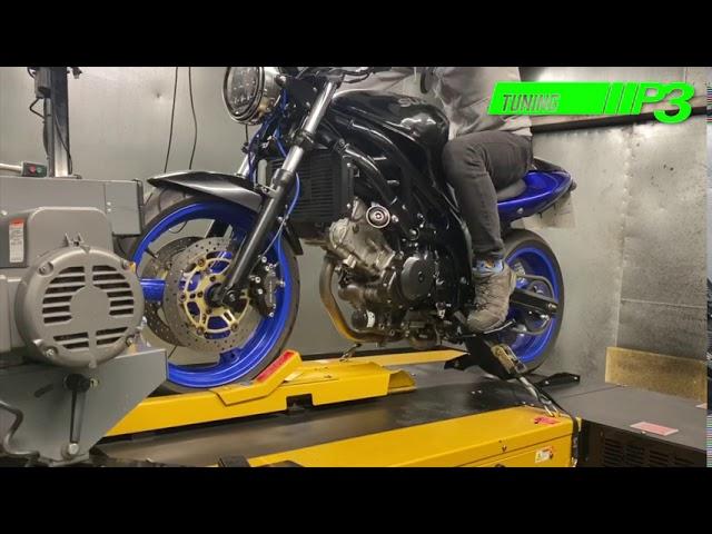 Suzuki SV 650 Custom fuel adjustsments, K&N air filter, Std headers with Aftermarket race silencer,