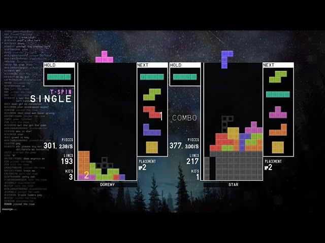 [TETR.IO] Quick Play #1: Doremy vs. Star (15-02-2020)